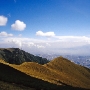 Blick auf Quito, am Fuße des Pichincha