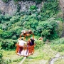 Seilbahn auf dem Weg nach Puyo